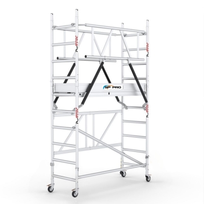 Håndværkerstillads Smalt 4 m ProTube