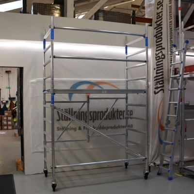 hantverkarställning i aluminium 90cm med 4 meters arbetshöjd