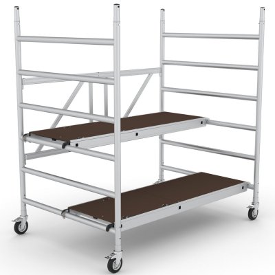 Bred hantverkarställning med dubbla plattformar