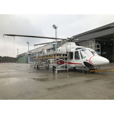 Arbejdsplatform Helikopter