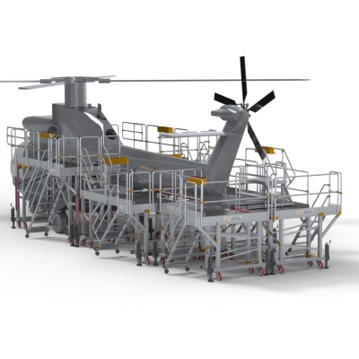 Arbejdsplatform Helikopter