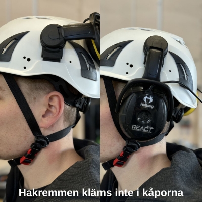 Sikkerhedshjelm Selvlysende Grøn Easy inkl. visir