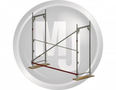 Horisontalstiver m/koblinger