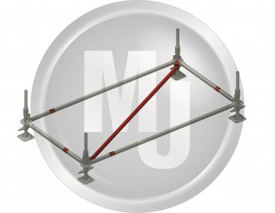 Horisontal Diagonalstiver 1,09 m