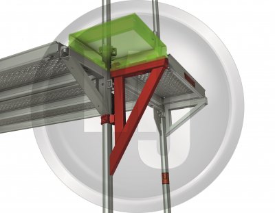 Konsolramme 0,36 m u/forlængertap