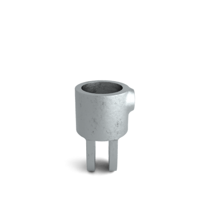 Rørkobling Drejelig Enkelthængsel Sølv