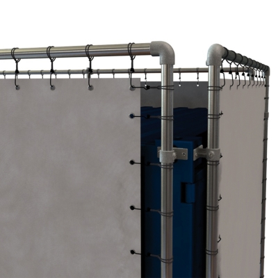 Skiltestillads Container 360 Dobbelt