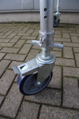 Stilladshjul Standard 200 mm 375 kg