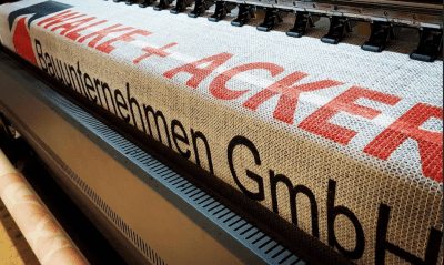 Stilladsdug m/logo 50 m