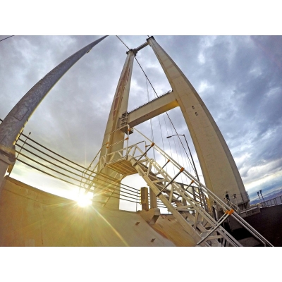 Overgangsplatform i aluminium