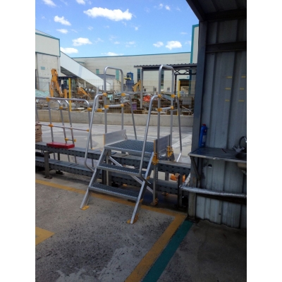 Overgangsplatform i aluminium