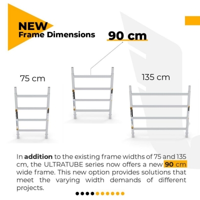 Rullestillads 90 cm Bredt 8 m Ultra
