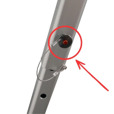 Låspinne för ben med vajer tripod SPHT90620