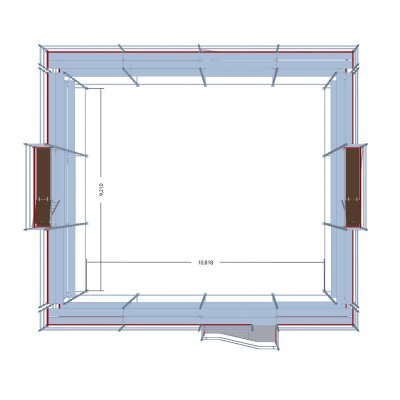 Stilladsmodul 280 m2