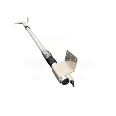 Nockstolpe för plåttak närbild fäste