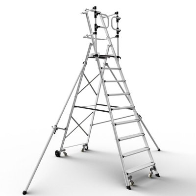 Platformsstige med hjul Nova