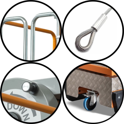 Søjlelift 4,0 m Manuel 360