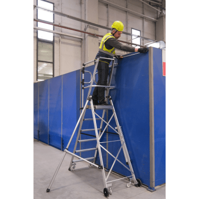 Platformsstige med hjul Nova