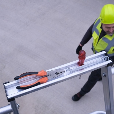 Platformsstige med hjul Nova