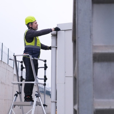 Platformsstige med hjul Nova