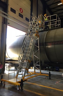 Platformstrappe Justerbar 4-6 m