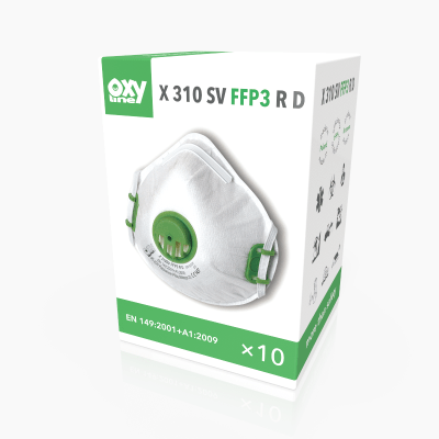 Åndedrætsværn FFP3 R D