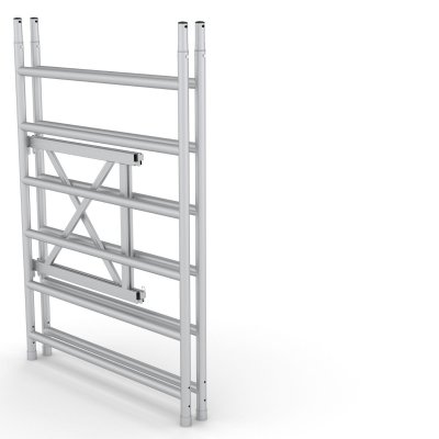 Vikbar grundsektion hopfälld