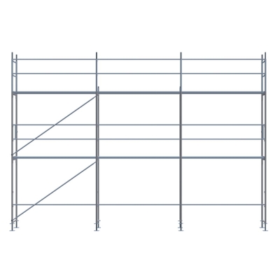 Villapakke Facadestillads STÅL 60 m²