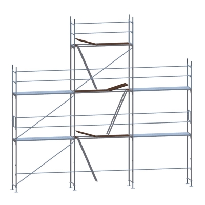 Villapakke Facadestillads STÅL 60 m²