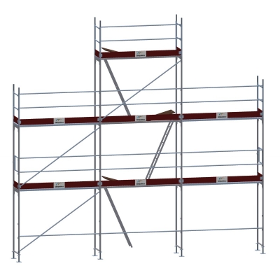 Villapakke Facadestillads STÅL 60 m²