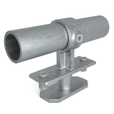 Rørkobling containerbeslag overside 48,3mm Galvaniseret