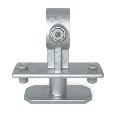 Rørkobling containerbeslag overside 48,3mm Galvaniseret