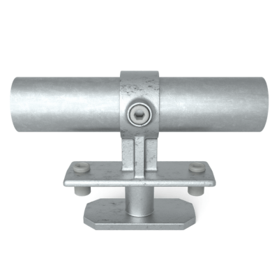 Rørkobling containerbeslag overside 48,3mm Galvaniseret