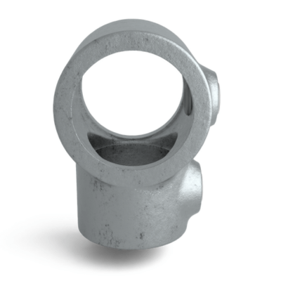 Rørkobling reducerende T-stykke 42,4-33,7 mm Galvaniseret