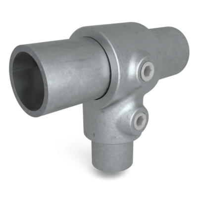 Rørkobling reducerende T-stykke 42,4-33,7 mm Galvaniseret