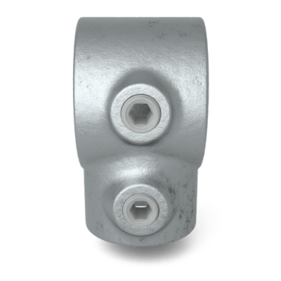 Rørkobling reducerende T-stykke 42,4-48,3 mm Galvaniseret