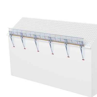 SGS fallskydd för lutande tak 15m komplett paket