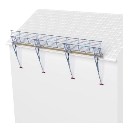 SGS fallskydd för lutande tak 9m komplett paket