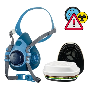 Beskyttelsesmaske Kemikalier Pakke Premium