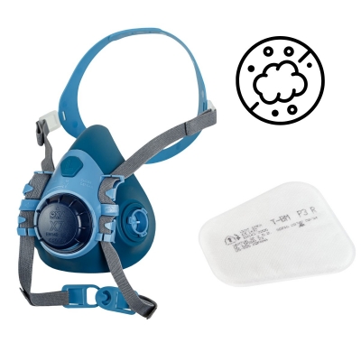 Beskyttelsesmaske Slibning &amp; Støv Pakke Premium