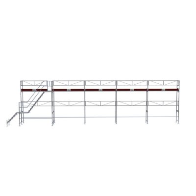 Stilladstrailer m/75 m² Facadestillads