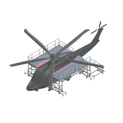 Arbejdsplatform Helikopter