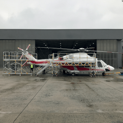 Arbejdsplatform Helikopter