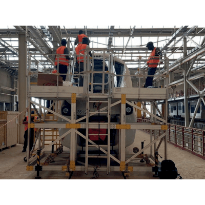 Arbejdsplatform Tog Front