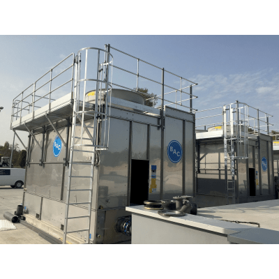 Arbejdsplatform til køle- og industritårne