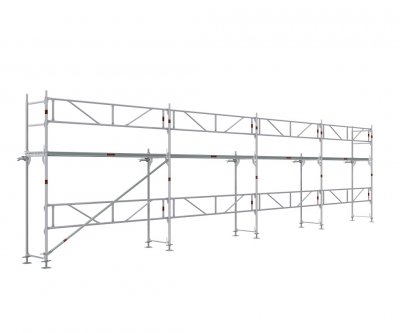 Facadestilladspakke Alu 12x4 m