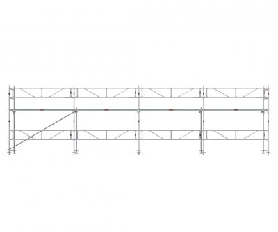 Facadestilladspakke Alu 12x4 m