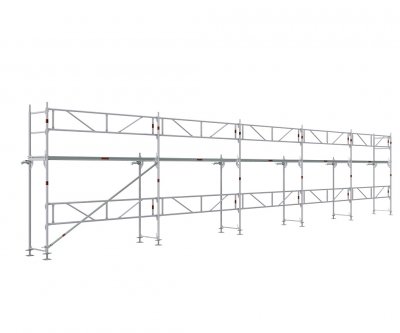 Facadestilladspakke Alu 15x4 m