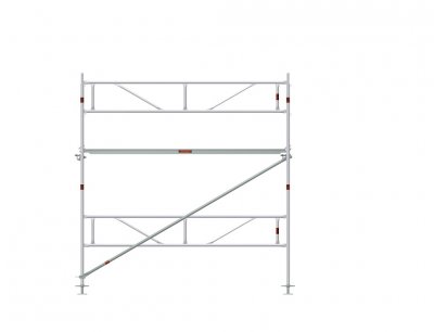Facadestilladspakke Alu 3x4 m
