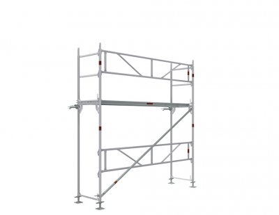 Facadestilladspakke Alu 3x4 m